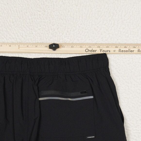 LEGENDS Carson Pant Mens XL Black 28" Inseam Dobby-Tech DWR Reflective Jogger - Picture 4 of 12